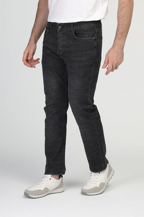 Regular Fit Trousers Jeans Gray