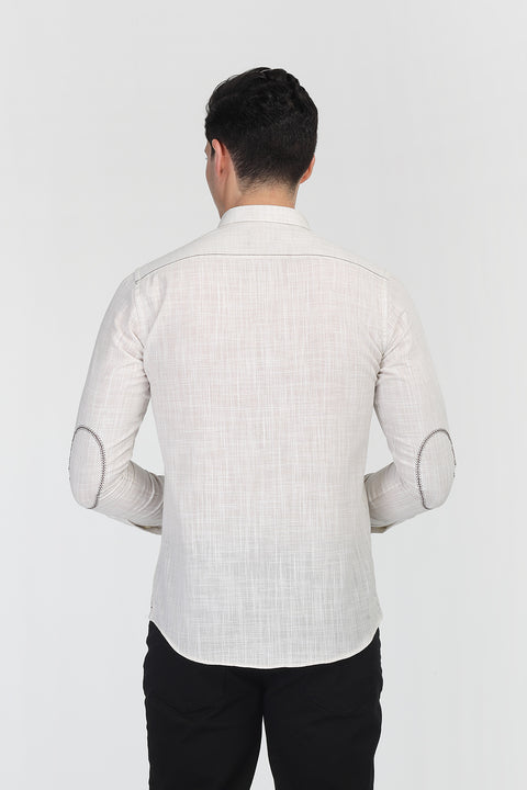 Slim Fit Shirt Beige