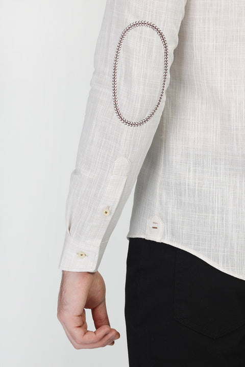 Slim Fit Shirt Beige