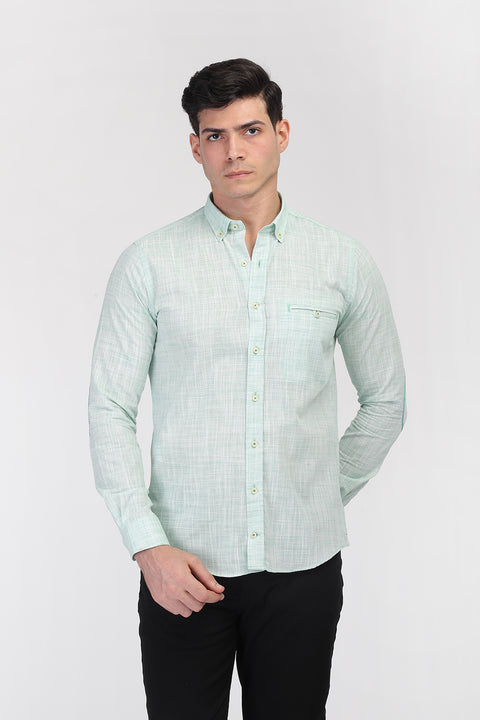Slim Fit Shirt Light Green