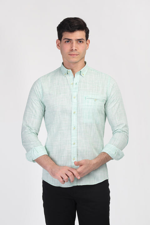 Slim Fit Shirt Light Green