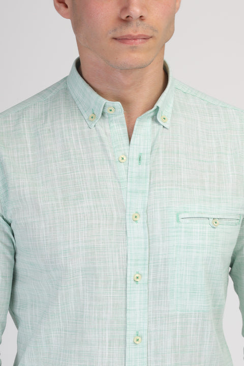 Slim Fit Shirt Light Green
