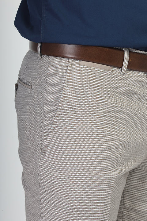Slim Fit Classic Pants Beige