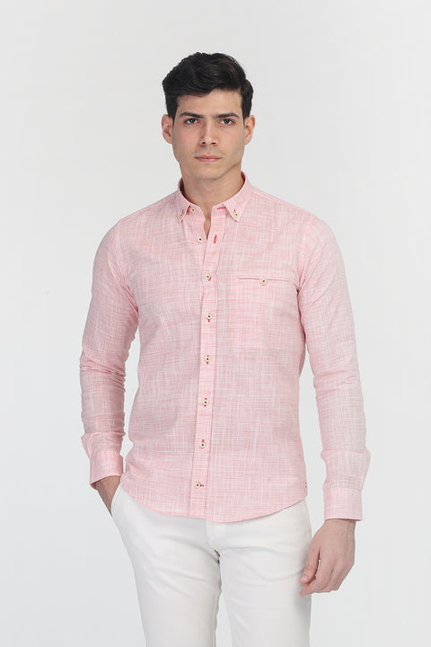 Slim Fit Shirt Red