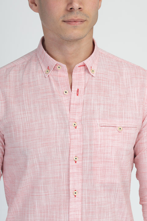 Slim Fit Shirt Red