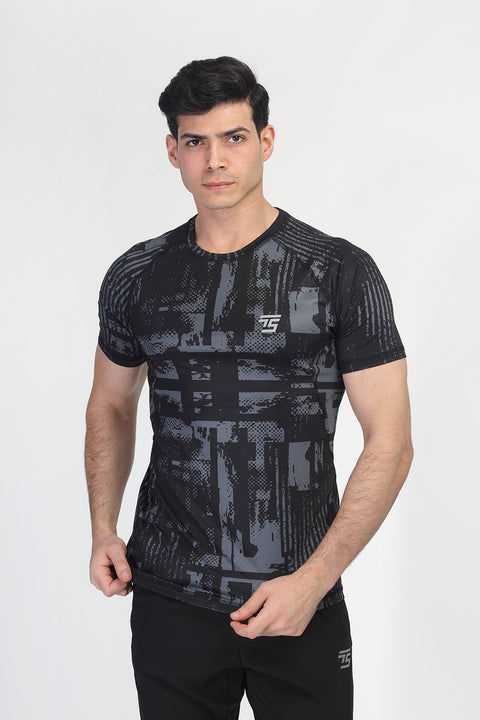Regular Fit Sports T-Shirt Dark Gray