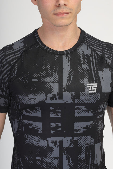 Regular Fit Sports T-Shirt Dark Gray