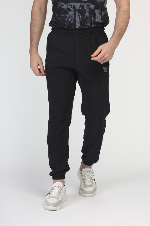 Regular Fit Sports Pants Black