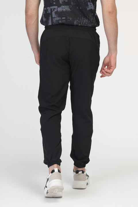 Regular Fit Sports Pants Black