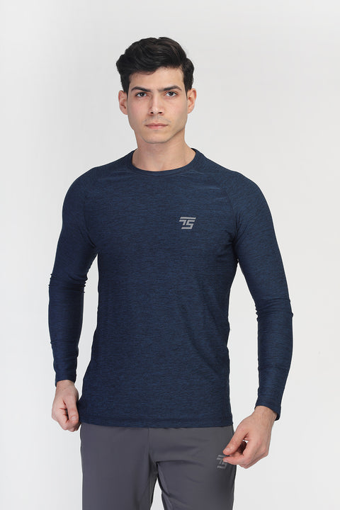 Regular Fit Sports T-Shirt Dark Blue