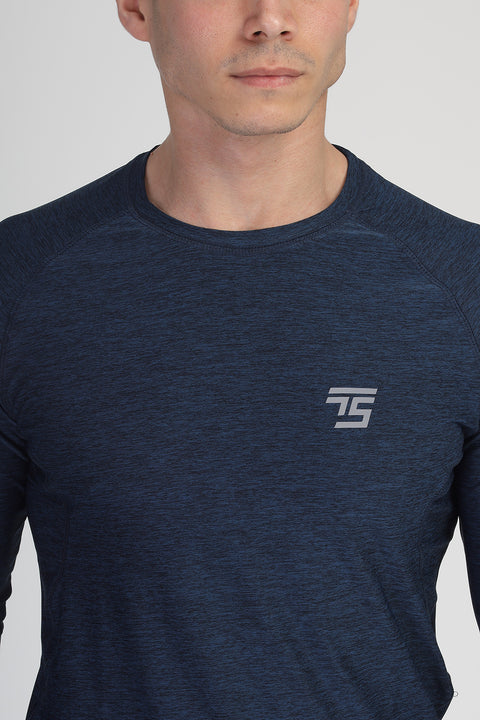 Regular Fit Sports T-Shirt Dark Blue