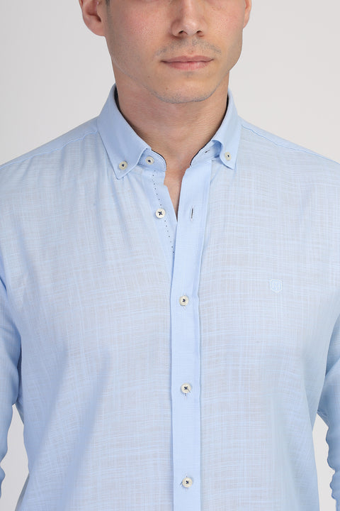 Regular Fit Shirt Light Blue