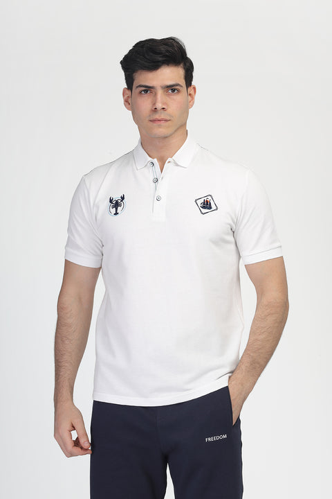 Polo Shirt Regular Fit White