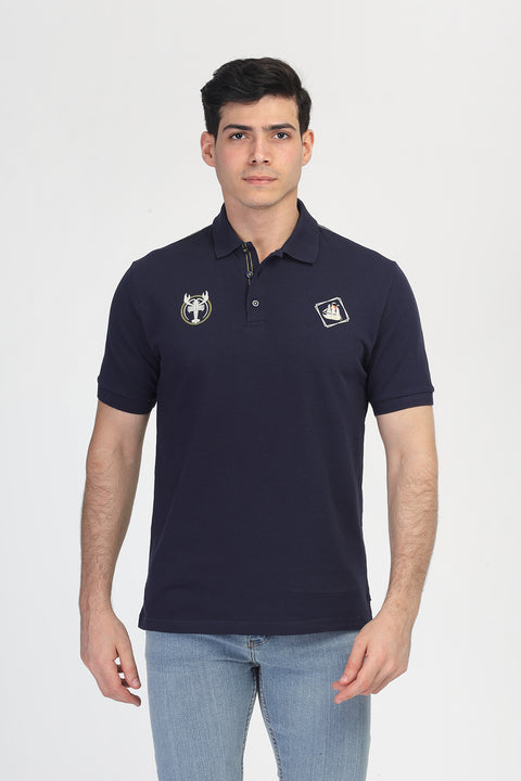 Polo Shirt Regular Fit Dark Blue