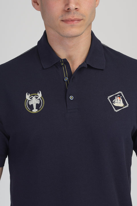 Polo Shirt Regular Fit Dark Blue