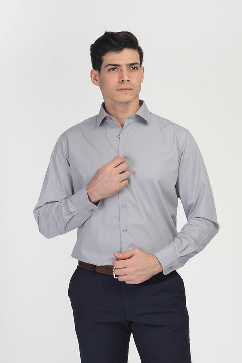Classic Shirt  Regular fit Gray