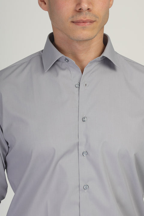 Classic Shirt  Regular fit Gray