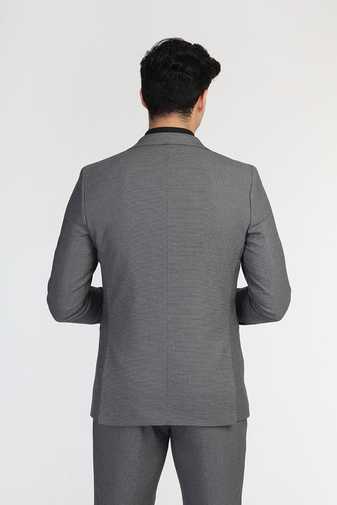 Slim Fit Suit Gray
