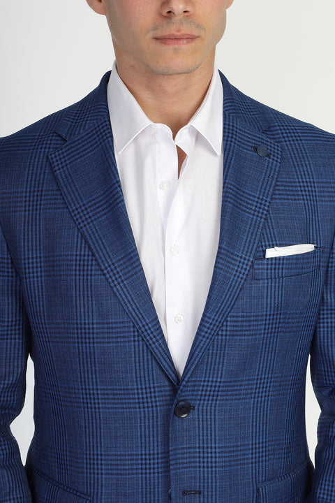 Regular Fit Blazer Dark Blue