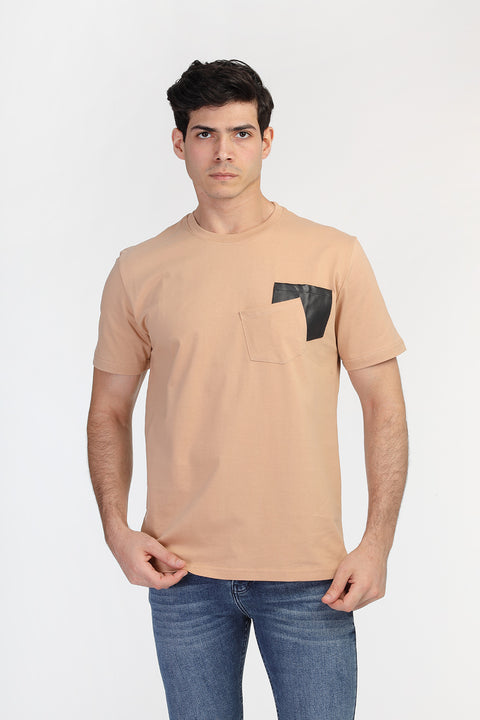 Regular Fit T-Shirt Beige