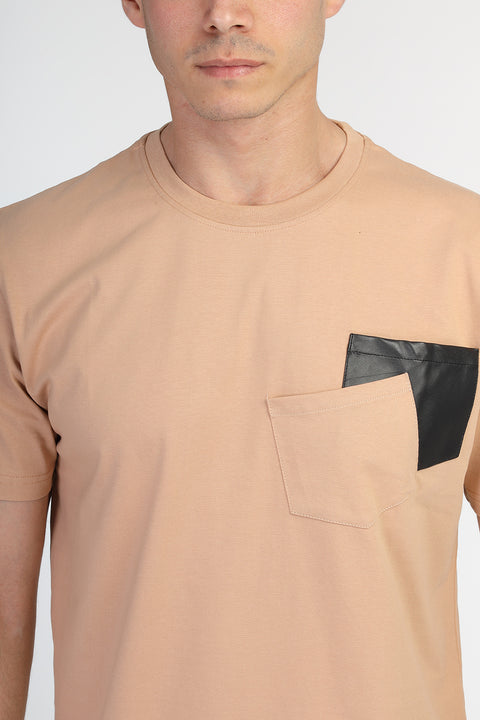 Regular Fit T-Shirt Beige