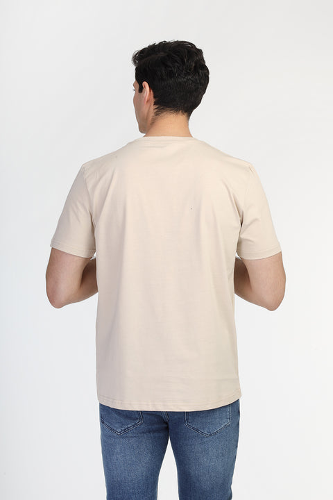Regular Fit T-Shirt Beige