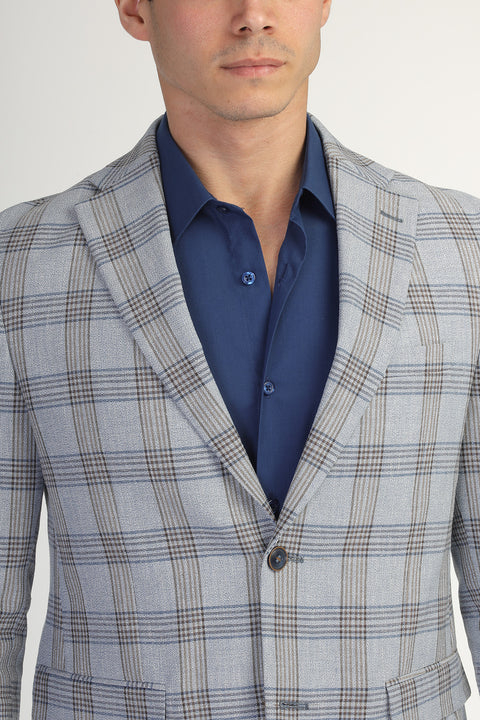 Regular Fit Blazer Light Blue