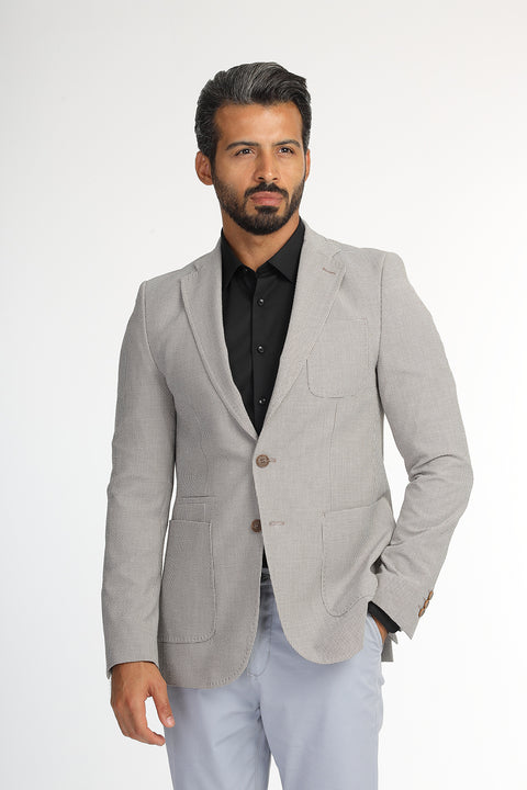 Slim Fit Blazer Light Brown