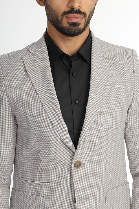 Slim Fit Blazer Light Brown