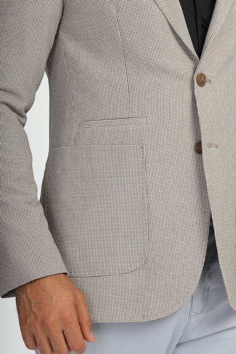 Slim Fit Blazer Light Brown