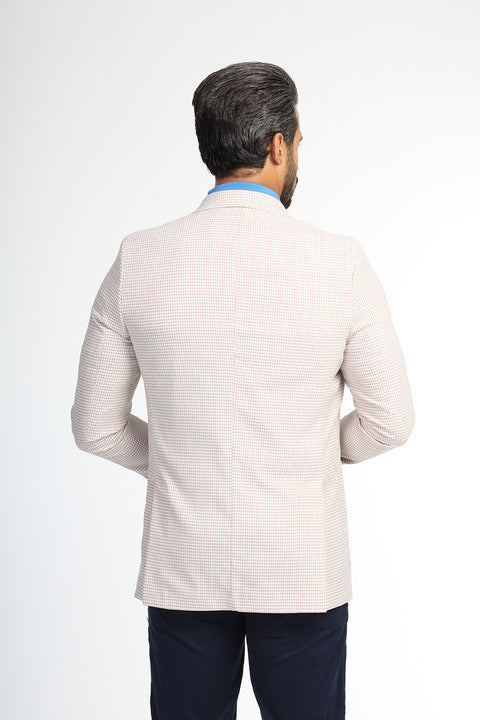 Slim Fit Blazer Beige