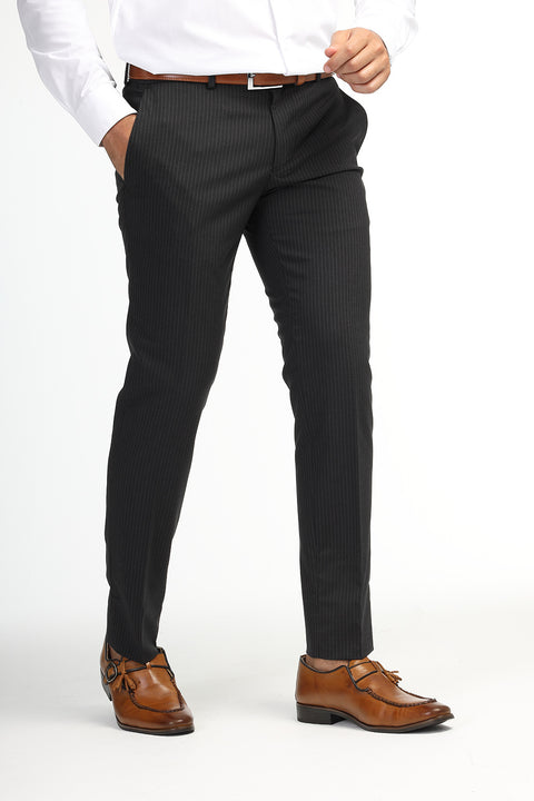 Slim Fit Classic Pants Gray