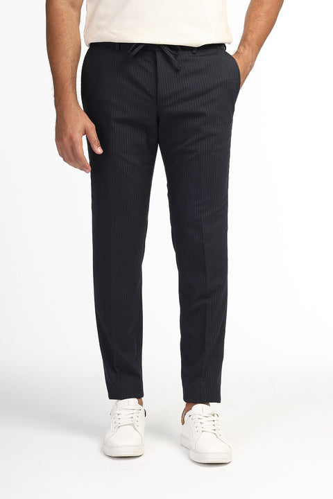 Slim Fit Classic Pants Dark Blue