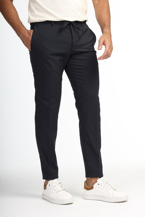 Slim Fit Classic Pants Dark Blue
