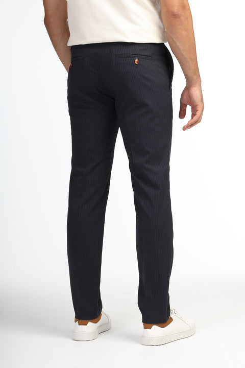 Slim Fit Classic Pants Dark Blue
