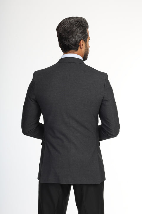 Slim Fit Suit Dark Gray