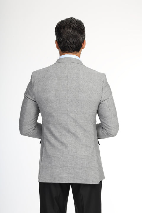 Slim Fit Suit Gray
