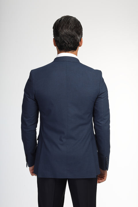 Slim Fit Suit Dark Blue