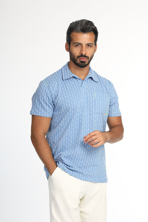 Polo Shirt Regular Fit Light Blue