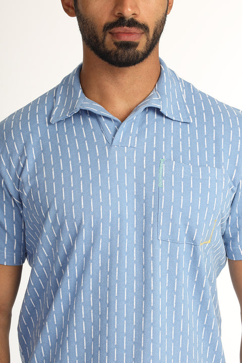 Polo Shirt Regular Fit Light Blue