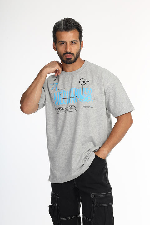 Over Size T-Shirt Gray
