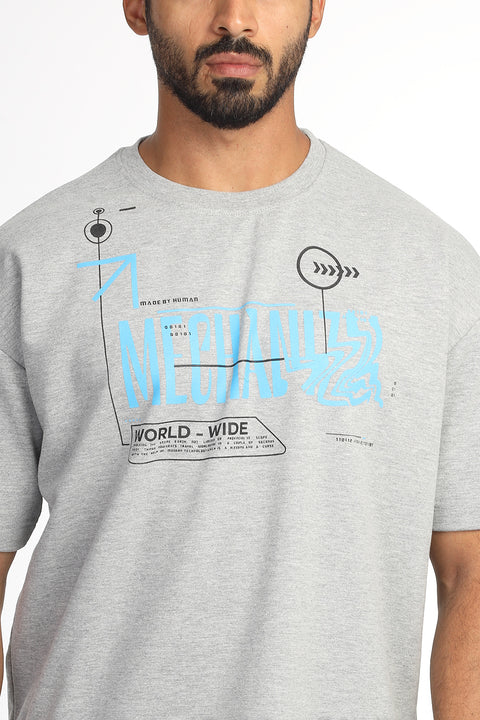 Over Size T-Shirt Gray