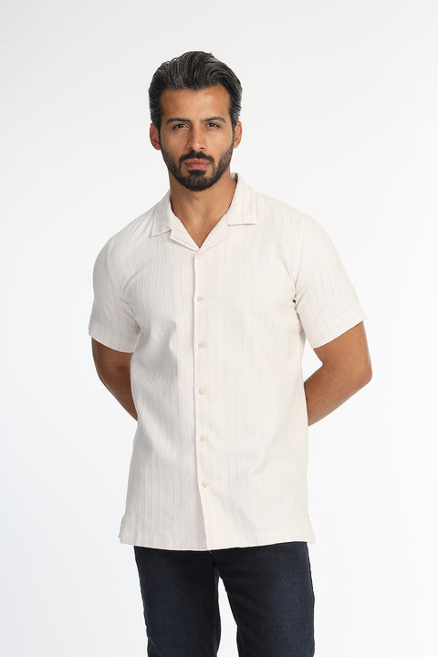 New Fit Shirt Half Beige