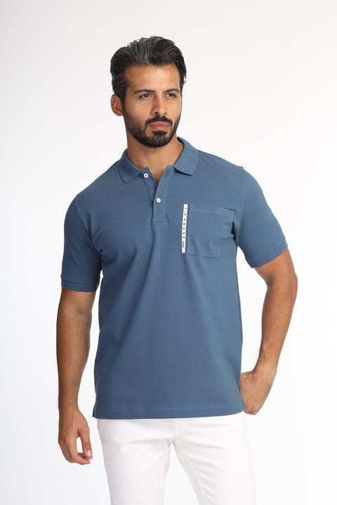 Polo Shirt Regular Fit Blue