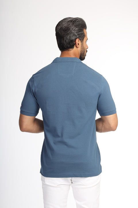 Polo Shirt Regular Fit Blue