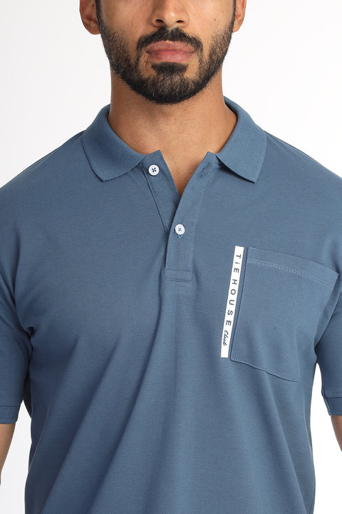 Polo Shirt Regular Fit Blue