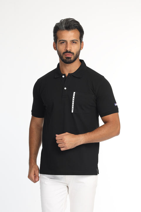 Polo Shirt Regular Fit Black