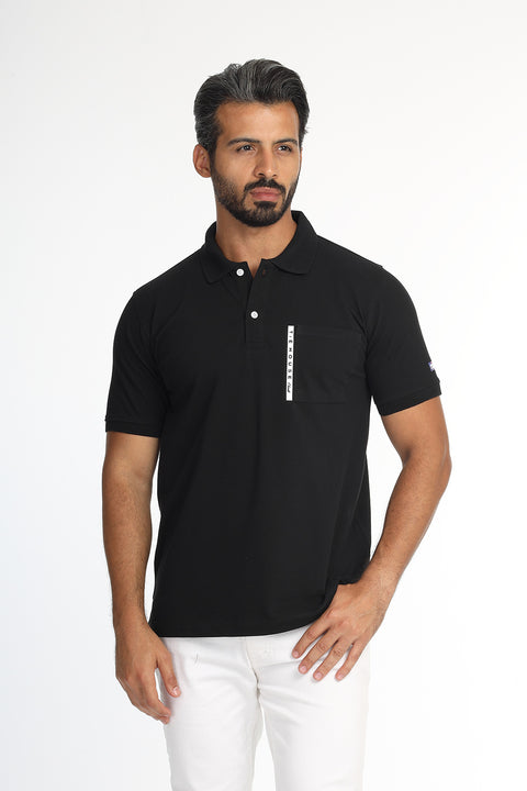 Polo Shirt Regular Fit Black