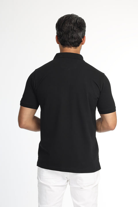 Polo Shirt Regular Fit Black