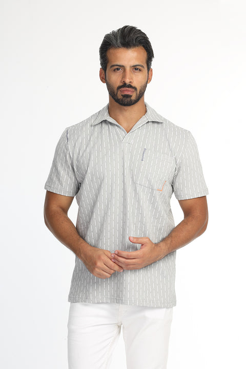Polo Shirt Regular Fit Gray